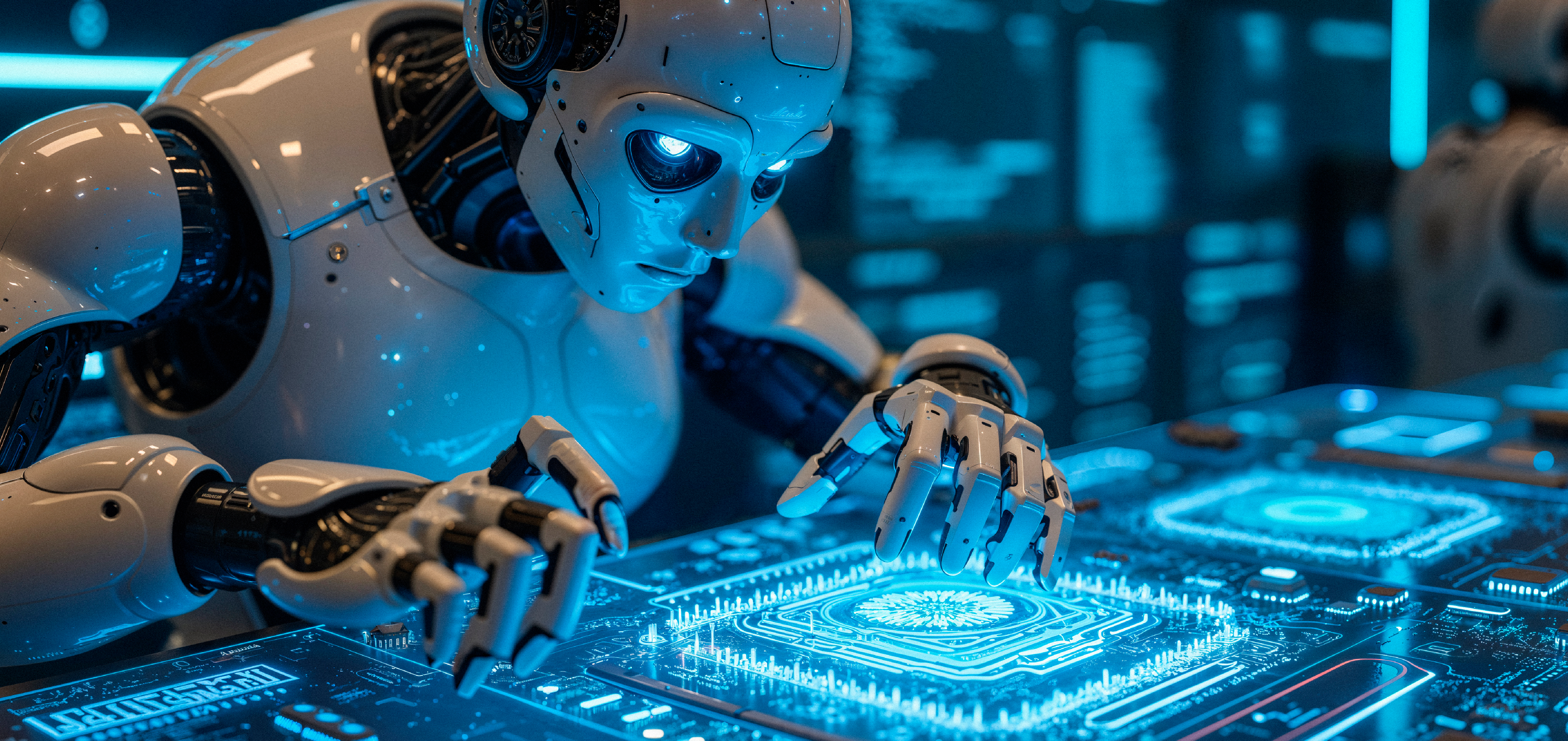 AI와 로봇의 융합
                    솔루션